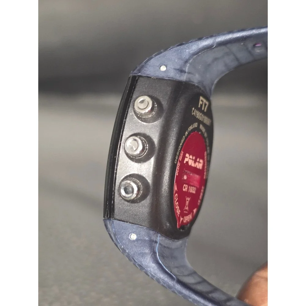 Polar FT7 Heart Rate Monitor Fitness Watch Blue Lilac Purple Floral FT7F